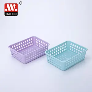 Plastic Storage Basket Classroom Basket Container Tray Desktop Small Utility Box