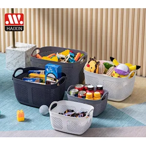 Plastic Multifunctional storage basket for bathrrom