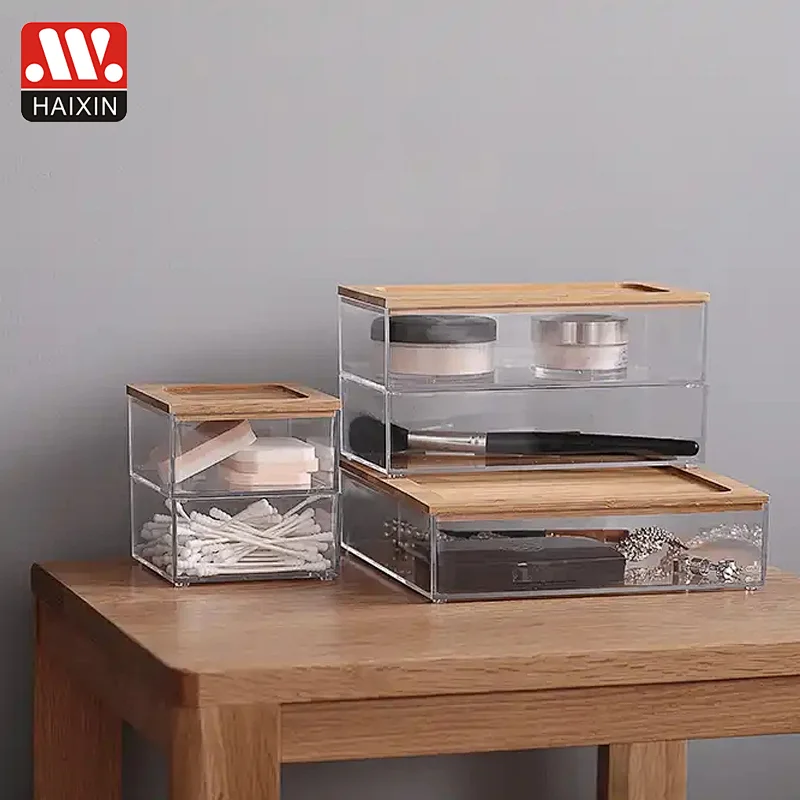 Plastic Popular Clear PET Storage Box for household