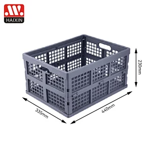 Plastic Multifunctional Folable Storage Basket for Livingroom PP heavy duty Folding Organizer Baskets