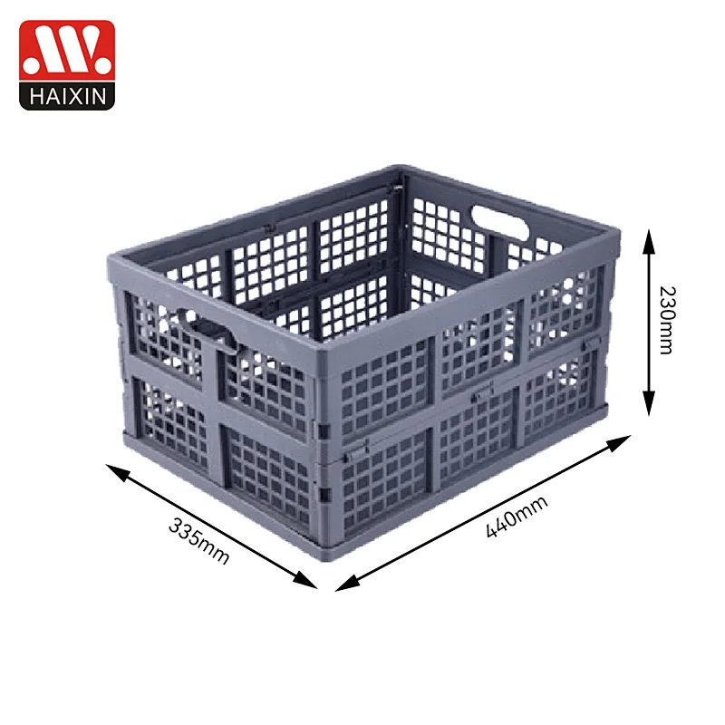 Plastic Multifunctional Folable Storage Basket for Livingroom PP heavy duty Folding Organizer Baskets