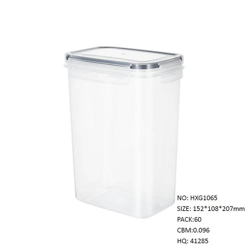 2L PP silicone multi purpose food storage box for kitchen use
