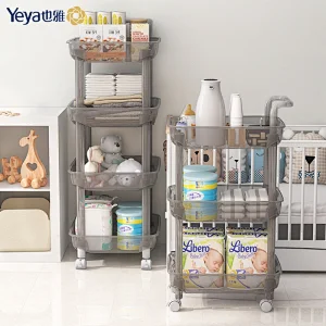 3 tier rolling cart