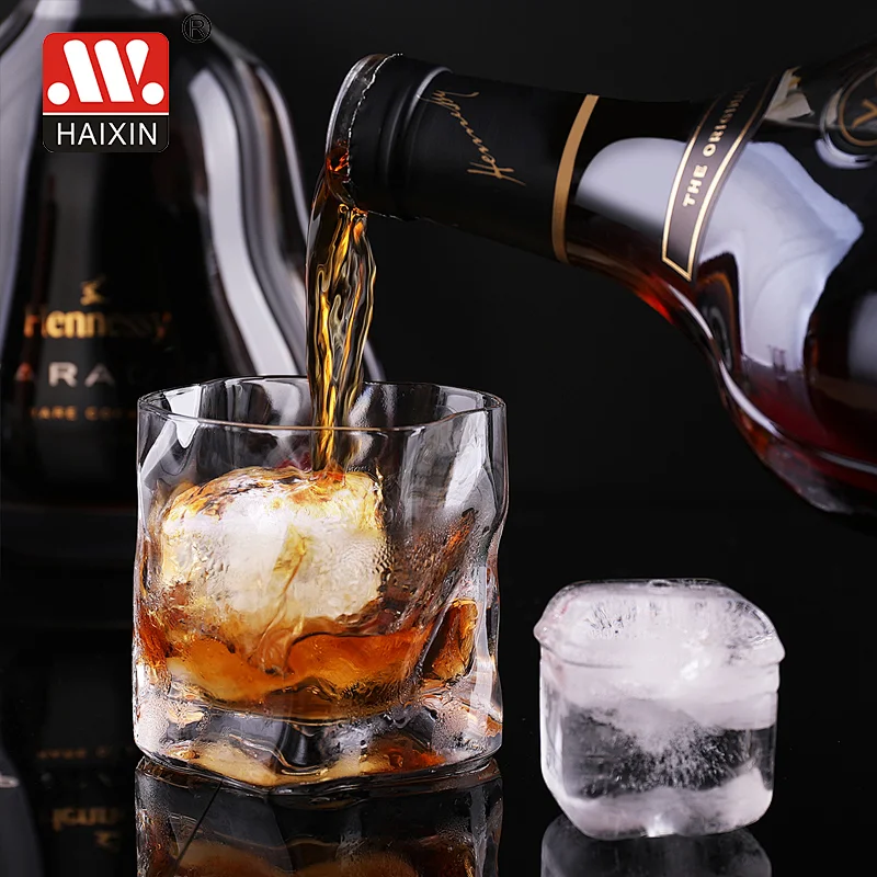 Flexible Silicone Ice Cube Tray Easy Release Ice Trays With Lid Make 6 Ice Cube Mold