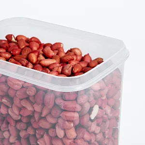 1.6L PP silicone airtight food storage containers set 9pcs with lock lid