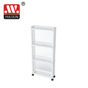 Plastic 4-Tire Silim Storage Rack