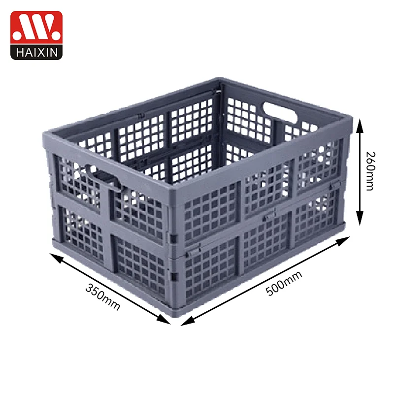 Plastic Multifunctional Folable Storage Basket for Livingroom PP heavy duty Folding Organizer Baskets