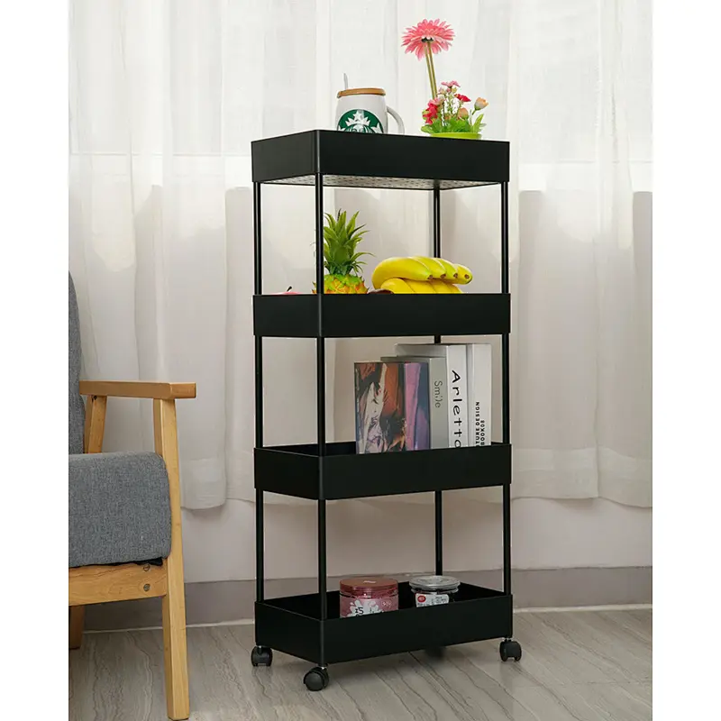Heavy Duty Storage Basket Organizer Shelves, Easy Assemble for Office, Bathroom, Kitchen
