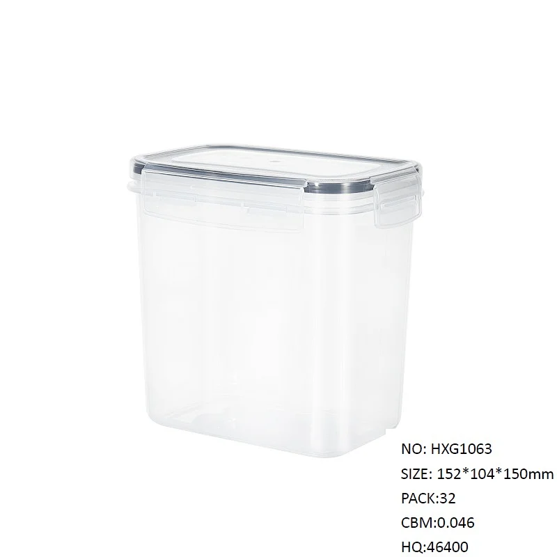 1.4L plastic PP BPA free kitchen refrigerator food storage container