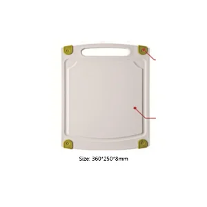 Haixing PP Plastic Cutting Board set of 2