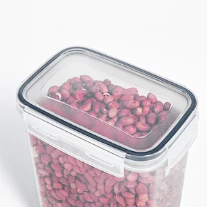 2L PP silicone multi purpose food storage box for kitchen use