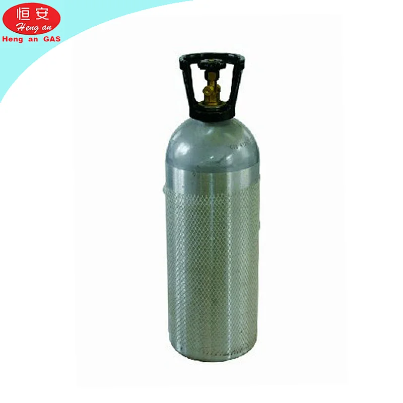 Refillable aluminum helium Tanks Anqiu Hengan Gas Manufacture Factory
