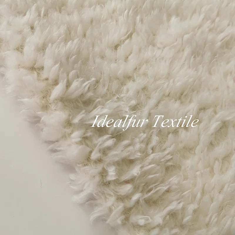 Wholesale Knit Faux Sherpa Fleece Fabric Sherpa Faux Fur Fabric Sherpa Fleece Fabric