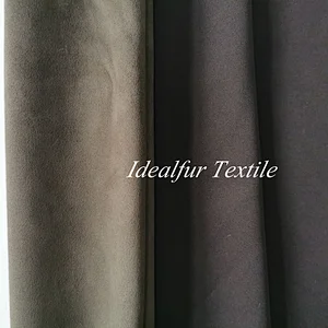 Suede Fabric Faux Leather 61'' Wide for Faux Fur Bonding