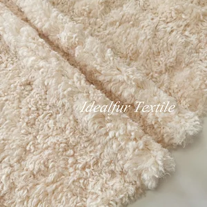 New Product Alpaca Bella Sherpa Faux Fur Fake Fabric for Coat