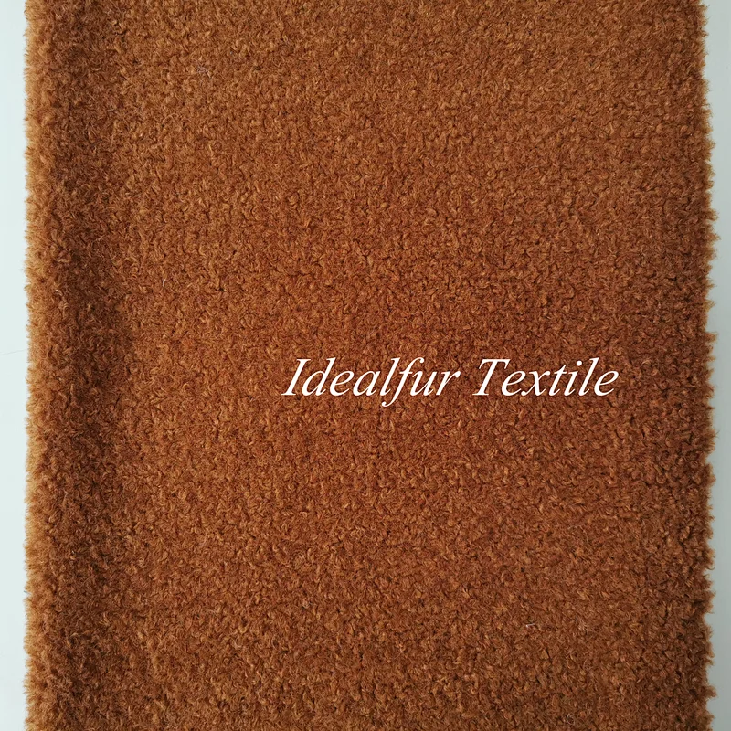Wheat Fleece Granular Velvet for Winter Fashion Coat, Cushion Fabric