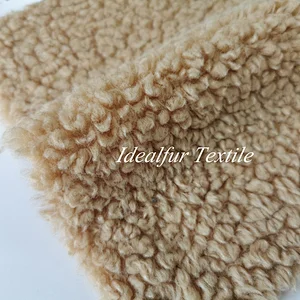 Sherpa Fleece Faux Fur Lamb Fake Fur Fabric for Coat