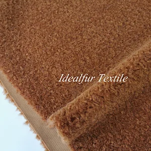 Wheat Fleece Granular Velvet for Winter Fashion Coat, Cushion Fabric