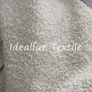 curly polyester faux fur fabric