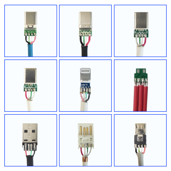 Automatic USB Wire Connector Soldering Data Cable Making Machine