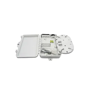 FTTH indoor 4 Ports wall mounted type fiber optic distribution box