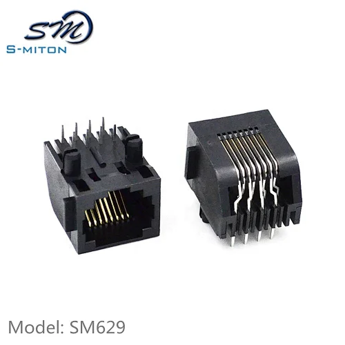 PCB Jack 8 Core Network RJ45 Female Connector