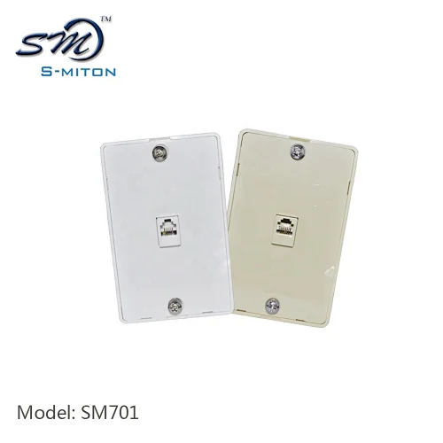 RJ11 6p4c connector wall plate