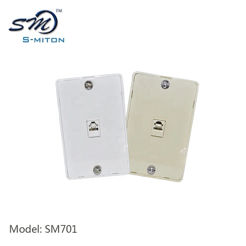 RJ11 6p4c connector wall plate
