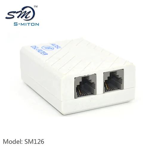 Hot sell Model RJ11 Telephone Modem 2 Port ADSL Splitter