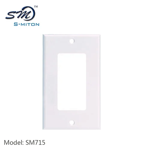 Single port  Wall plate wall jack