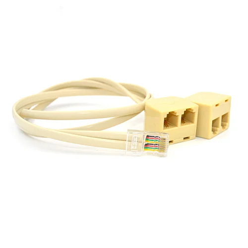 Telephone Extension Cables 8P8C to 6P2C