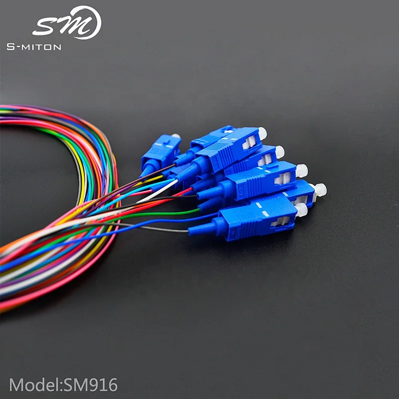 SC single mode 12 core bundle Fiber optical fiber