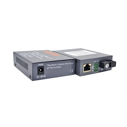 SC Fiber 1.25Gb/s SFP Module to 10/100/1000Base-Tx Fiber Media Converter