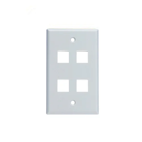 RJ11 Wall Plate Connector 4 Port Telephone