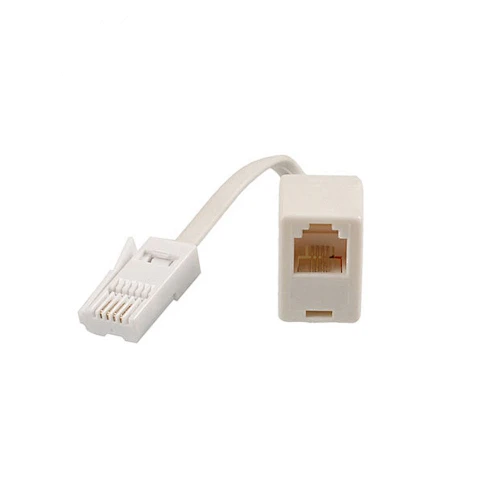 Telephone Female 4 Core to UK Male Connector