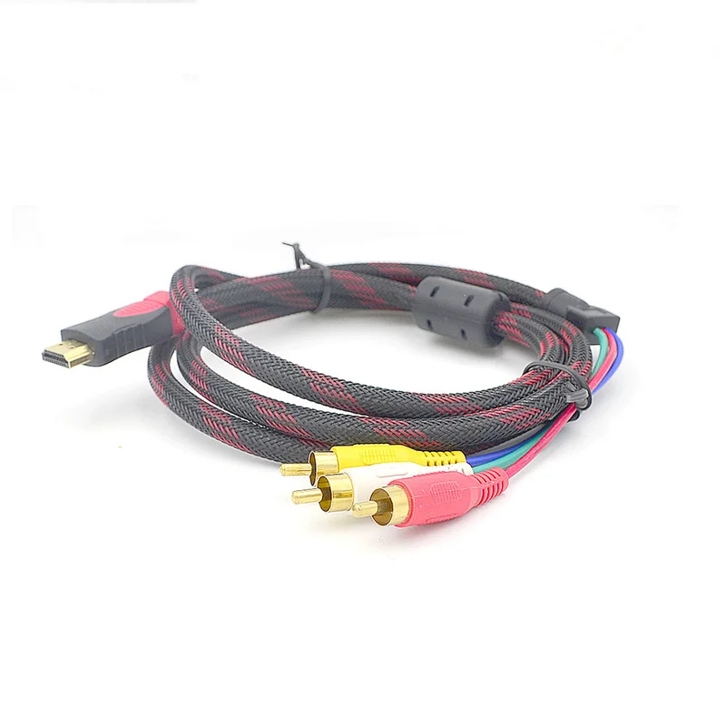 HD Cable Male to 3*RCA Male Cable