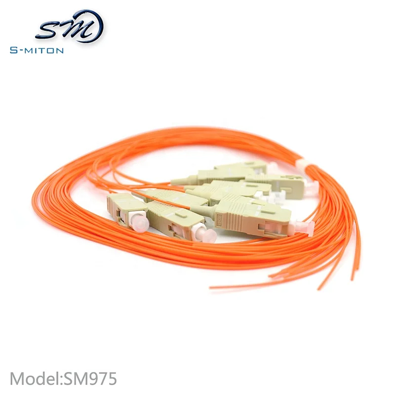 12 Cords 1.5 Meter SM SC UPC Bundles Fiber Optic Pigtail