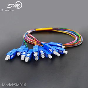 Single mode / Multi mode Fiber Optic Patch Cord 1.5 meter Pigtail SC