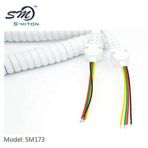 Trade Assurance RJ9 Spiral Cable SR to Tinned Cord
