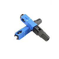 china fiber optical sc/upc drop wire fast quick connector for covered optical cable