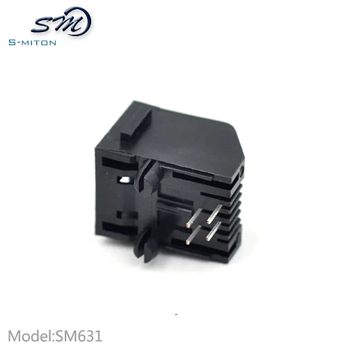 PCB Socket Telephone 4 Core 6 Pin RJ11 Wall Jack