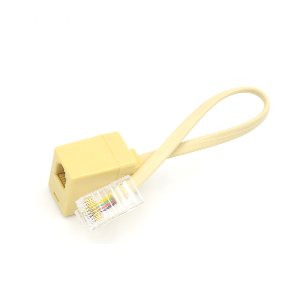 Network to Telephone 8P4C to 4P4C Cord