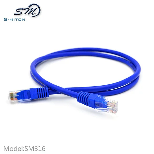 Short Body RJ45 Connector Ultra Flat CAT 6 Ethernet Cable UTP CAT6 Network Patch Cord
