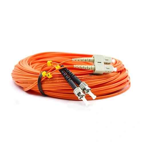 Duplex 3.0mm ST To LC ST Fiber Optic Patch Cord Cable