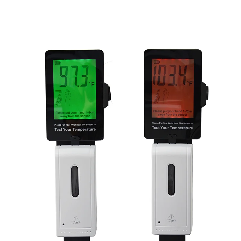 Temperature measurement + Hand washing induction machine