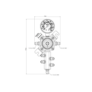 TALOS Beer Dispensing Equipment Secondary Cola Regulator