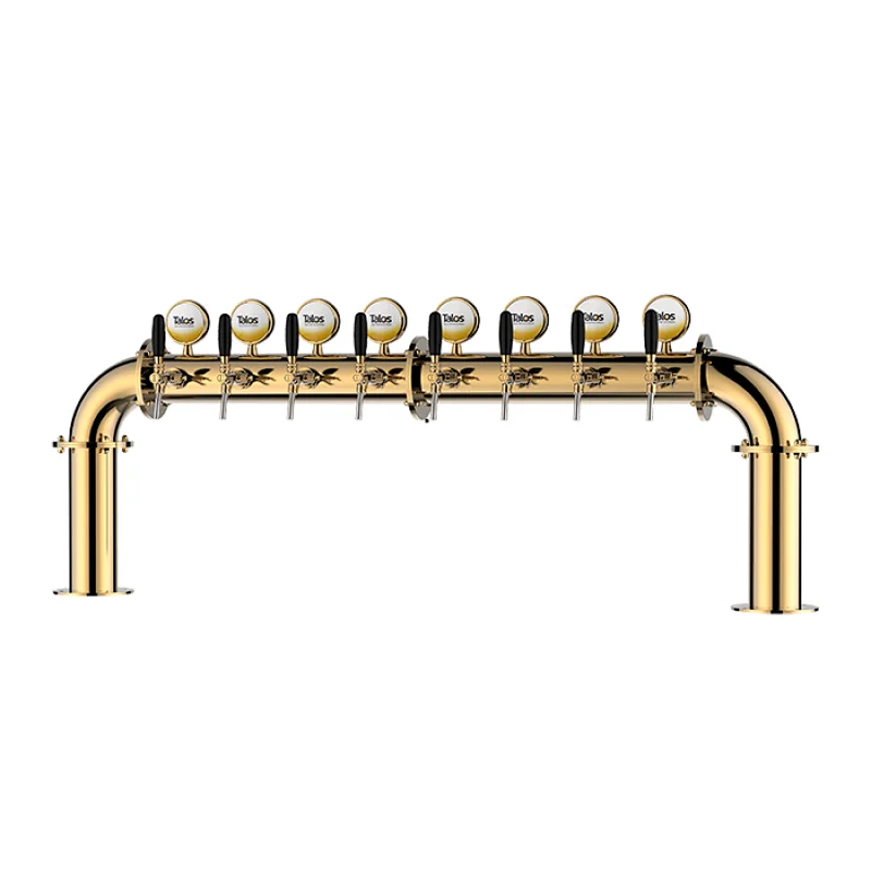 TALOS U Tower Stainless Steel 8 Tap Tower 102mm Beer Dispensing Equipment Draft Beer Tower (PVD)