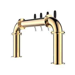 TALOS U Tower Stainless Steel 4 Tap Tower 85mm Beer Dispensing Equipment Draft Beer Tower (PVD)