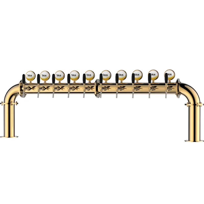 TALOS U Tower Stainless Steel 10 Tap Tower 102mm Beer Dispensing Equipment Draft Beer Tower (PVD)
