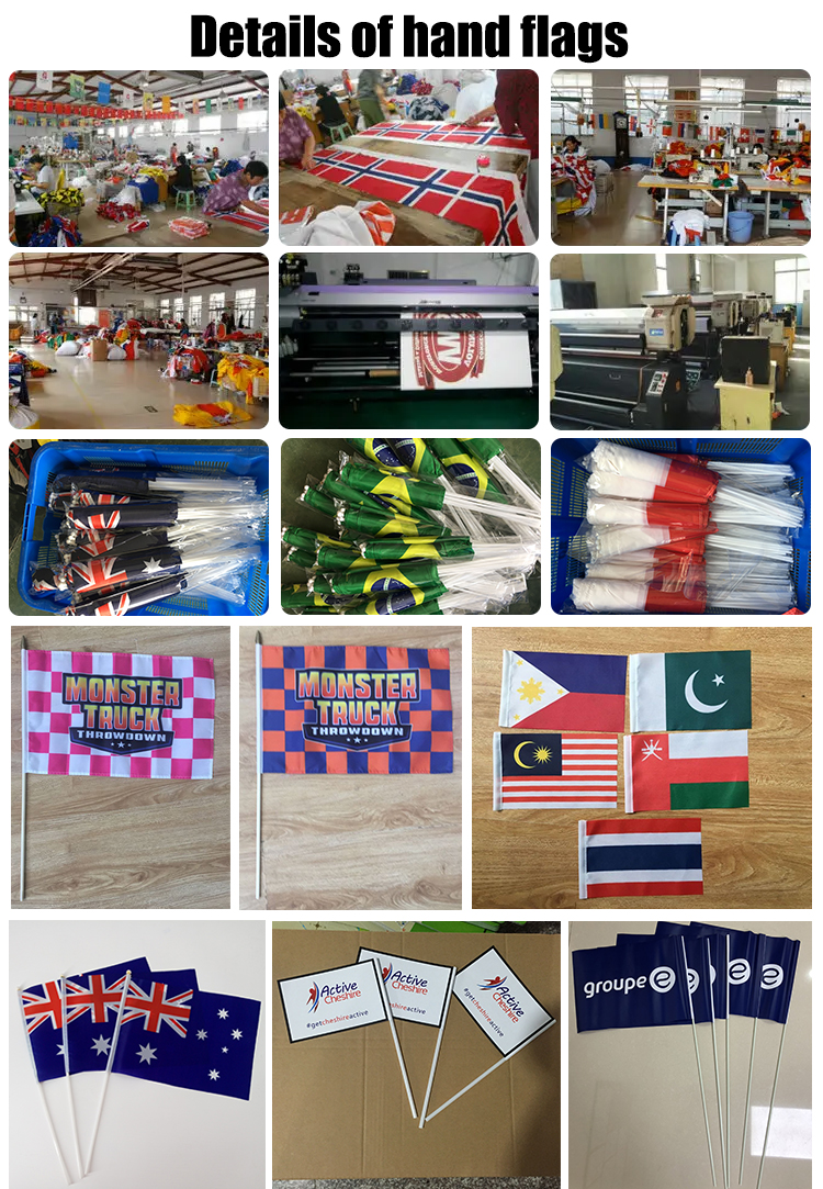 China hand waver flags sterling maker jarmoo